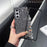 For Samsung Galaxy Z Fold6 5G Case Glitter Leather+PC Phone Cover with Beaded Strap - Black - 6