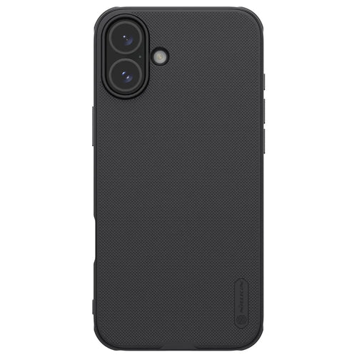 NILLKIN Frosted Shield Pro For iPhone 16 Case Matte PC+TPU Phone Cover - Black - 1