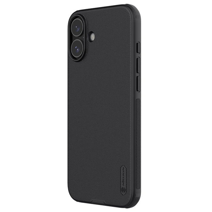 NILLKIN Frosted Shield Pro For iPhone 16 Case Matte PC+TPU Phone Cover - Black - 2