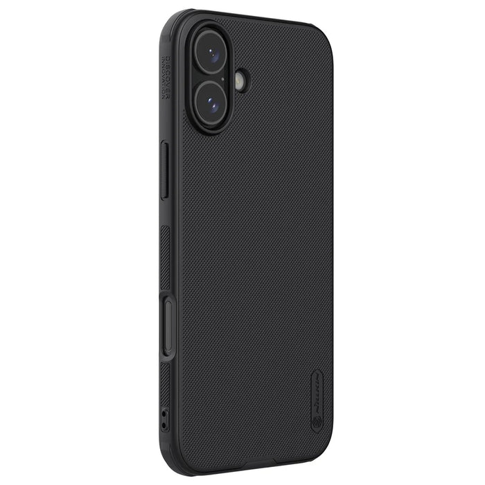 NILLKIN Frosted Shield Pro For iPhone 16 Case Matte PC+TPU Phone Cover - Black - 3