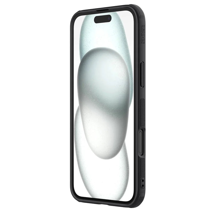 NILLKIN Frosted Shield Pro For iPhone 16 Case Matte PC+TPU Phone Cover - Black - 5