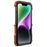 R-JUST For iPhone 14 Plus Shockproof Case Wood + Aluminum Alloy Frame Bumper Case Anti-Fall Phone Protector - 4
