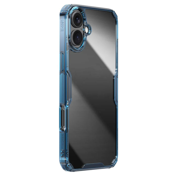 NILLKIN Pro Series for iPhone 16 Case TPU+PC Ultra Clear Phone Case - Blue - 3