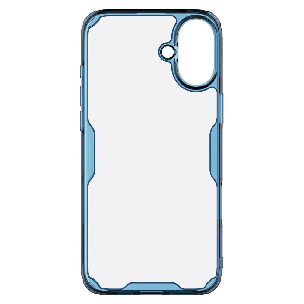 NILLKIN Pro Series for iPhone 16 Plus Case TPU+PC Ultra Clear Phone Case - Blue - 6