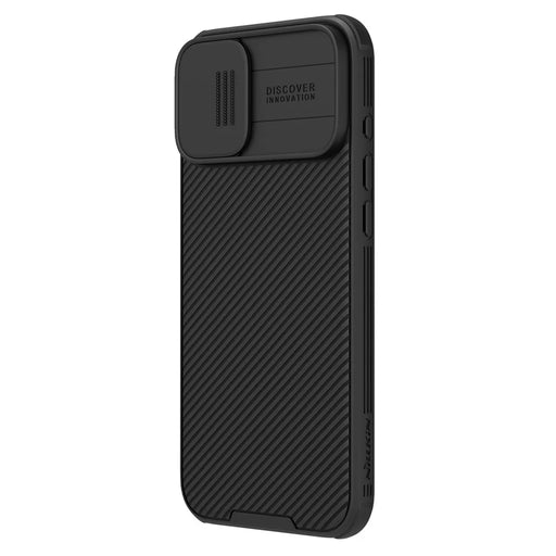 NILLKIN Camshield Pro Series for iPhone 16 Case PC+TPU Slide Camera Lid Phone Cover - Black - 2