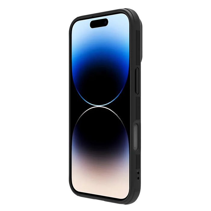NILLKIN Camshield Pro Series for iPhone 16 Case PC+TPU Slide Camera Lid Phone Cover - Black - 4