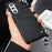 For Samsung Galaxy Z Fold6 5G Case Glitter Finish Leather+PC Phone Cover with Beaded Strap - Black - 4