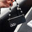 For Samsung Galaxy Z Fold6 5G Case Glitter Finish Leather+PC Phone Cover with Beaded Strap - Black - 5