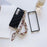For Samsung Galaxy Z Fold6 5G Case Pattern Leather+PC Phone Cover with Scarf Strap - Polka Dot - 5