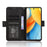 For ZTE nubia V60 Design / Blade V60 Design Leather Case Phone Wallet Cover with Multiple Card Slots - Black - 2