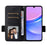 For Samsung Galaxy A16 5G / A16 4G Case with Wrist Strap Litchi Texture PU Leather Wallet Phone Cover - Black - 2