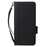 For Samsung Galaxy A16 5G / A16 4G Case with Wrist Strap Litchi Texture PU Leather Wallet Phone Cover - Black - 7