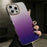 For iPhone 16 Pro Case IMD Gradient Glitter PC+TPU Protective Phone Cover - Purple - 1
