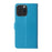 For iPhone 16 Pro Max Leather Case Butterfly Floral Imprint Wallet Stand Cover - Blue - 7