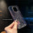 For iPhone 16 Pro Case IMD Bling Glitter PC+TPU Protective Cover - Black - 7