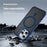 For iPhone 16 Pro Max Case with Lens Kickstand Matte Back Cover Compatible with MagSafe - Blue - 5