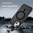 For iPhone 14 Case with Lens Kickstand Matte Back Cover Compatible with MagSafe - Black - 3