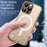 For iPhone 16 Case Compatible with MagSafe Matte PC Frameless Mobile Cover - Gold - 4