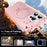 For iPhone 16 Pro Case Frosted TPU+PC Phone Cover with Magnetic Kickstand PET Screen Protector Compatible with MagSafe - Pink - 3