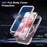 For iPhone 16 Pro Max Case Frosted TPU+PC Phone Cover with Magnetic Kickstand PET Screen Protector Compatible with MagSafe - Pink - 4