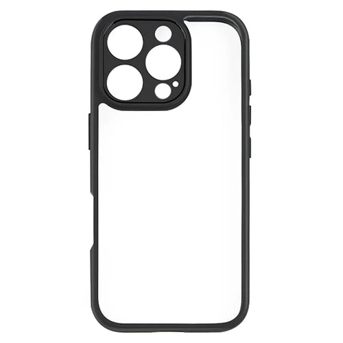 For iPhone 16 Pro Max Case Shockproof PC+TPU Clear Back Phone Cover - 1