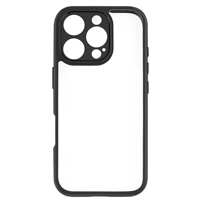 For iPhone 16 Pro Max Case Shockproof PC+TPU Clear Back Phone Cover - 1