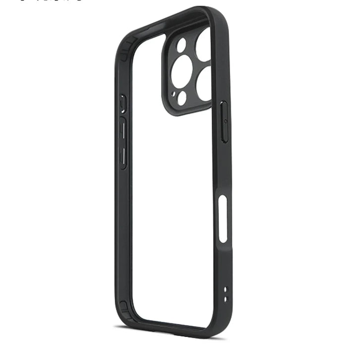 For iPhone 16 Pro Max Case Shockproof PC+TPU Clear Back Phone Cover - 4