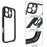 For iPhone 16 Pro Max Case Shockproof PC+TPU Clear Back Phone Cover - 5