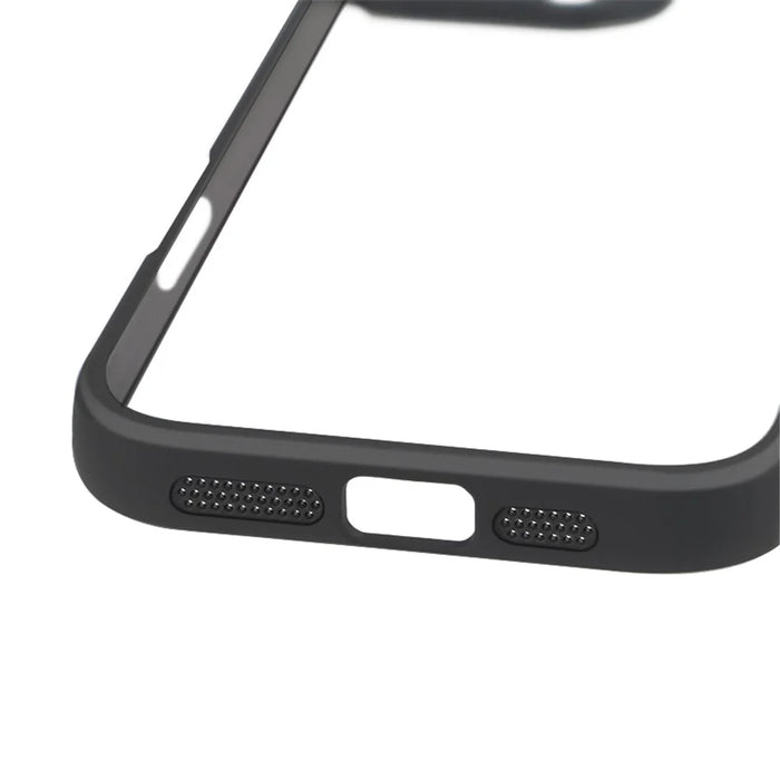 For iPhone 16 Pro Max Case Shockproof PC+TPU Clear Back Phone Cover - 6