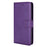 For iPhone 16 Pro Case 2 in 1 Detachable Magnetic Leather Wallet Mobile Cover with Strap - Purple - 7