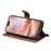 For iPhone 16 Plus Case 2 in 1 Detachable Magnetic Leather Wallet Mobile Cover with Strap - Brown - 3