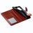 For Samsung Galaxy S23 FE Case PU Leather Mandala Imprinted Design Wallet Phone Cover - Brown - 5
