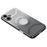 For iPhone 16 Case Back Hollow Heat Dissipation Aluminum Alloy Phone Cover - Silver - 1