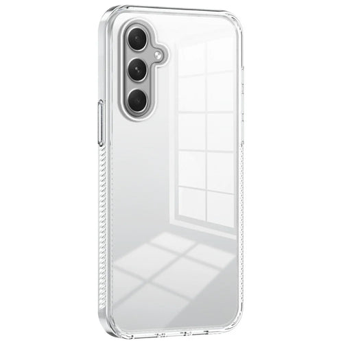 For 	Samsung Galaxy A55 5G Clear Phone Case TPU PC Anti-Slip Drop-Proof Back Cover - Transparent - 1