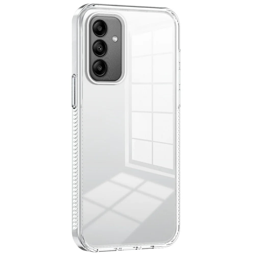 For Samsung Galaxy A05s 4G Clear Phone Case TPU PC Anti-Slip Drop-Proof Back Cover - Transparent - 1