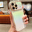 For iPhone 15 Pro Max Case Curly Shape Love Heart TPU Phone Cover Iridescent Gradient - Colorful White - 1