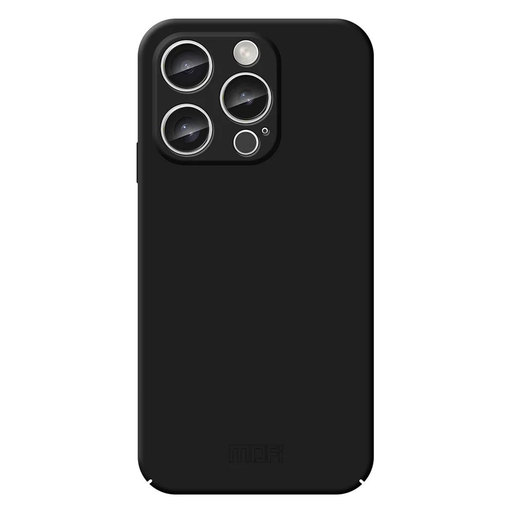 MOFI JK Qin Series For iPhone 16 Pro Max Case TPU+Acrylic Phone Cover Skin Touch Feeling - Black - 1