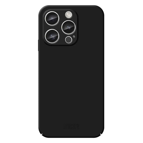 MOFI JK Qin Series For iPhone 16 Pro Max Case TPU+Acrylic Phone Cover Skin Touch Feeling - Black - 1
