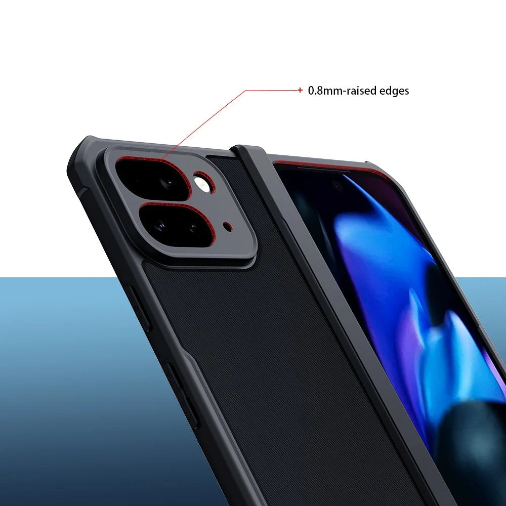 XUNDD For Google Pixel 9 Pro Fold 5G Case Dropproof TPU + Acrylic Clear Back Phone Cover - 6