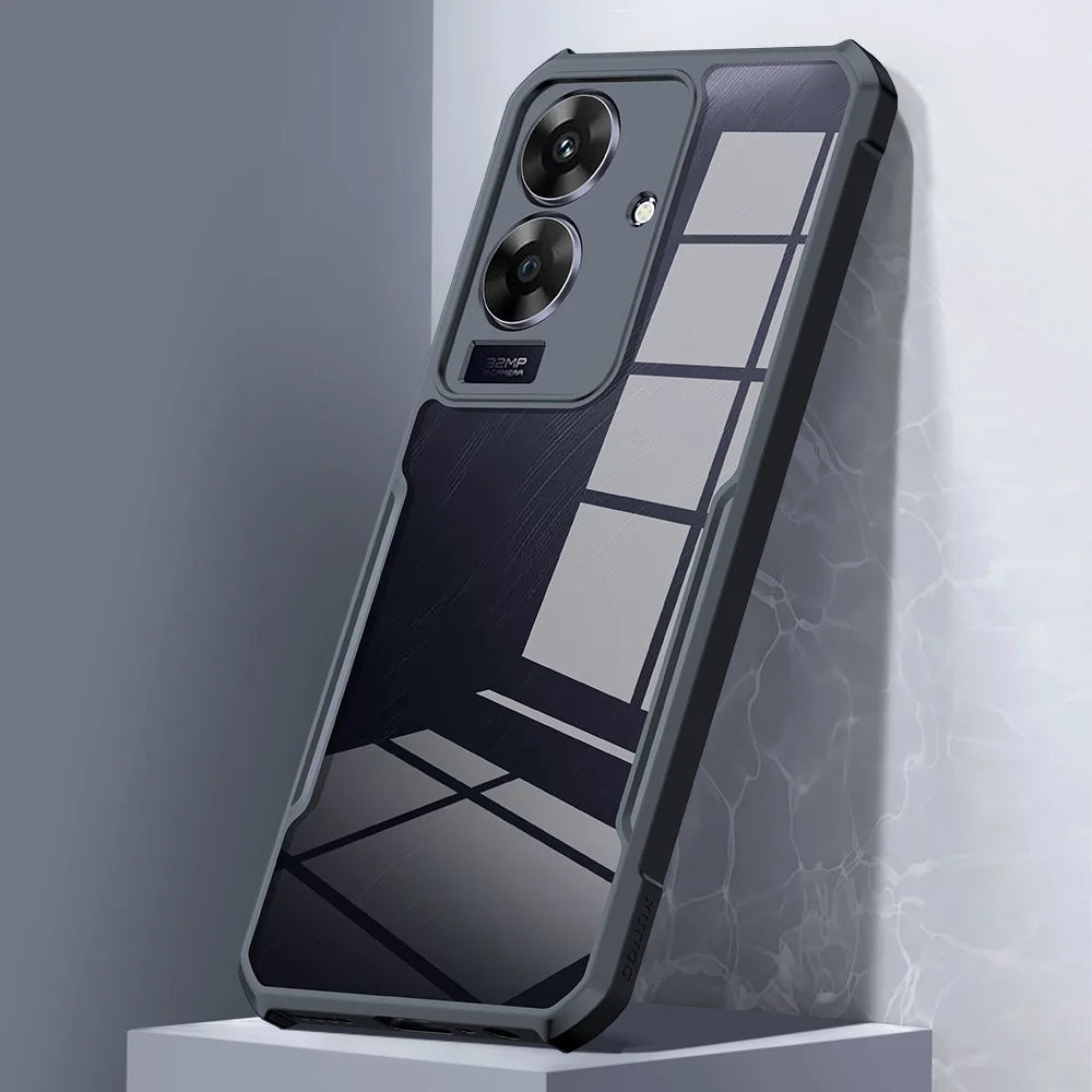 XUNDD For Realme Note 60 Case Dropproof TPU + Acrylic Clear Back Phone Cover - 3