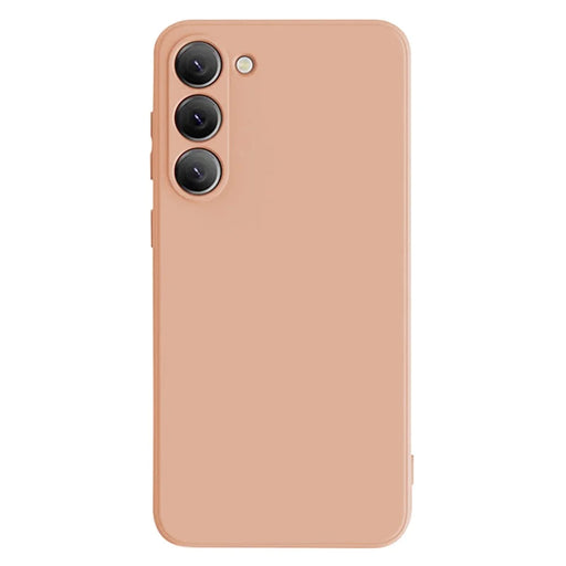 KALEBOL KLB-TPU003 For Samsung Galaxy S23 Case Anti-Scratch Solid Color TPU Phone Cover - Pink - 1