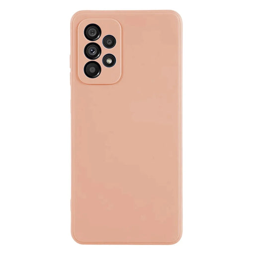 KALEBOL KLB-TPU003 For Samsung Galaxy A53 5G Case Anti-Scratch Solid Color TPU Phone Cover - Pink - 1