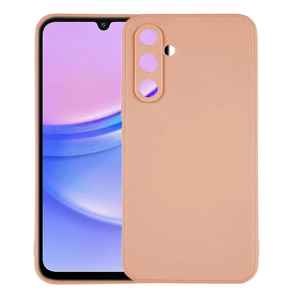 KALEBOL KLB-TPU003 For Samsung Galaxy A14 4G  /  5G Case Anti-Scratch Solid Color TPU Phone Cover - Pink - 2