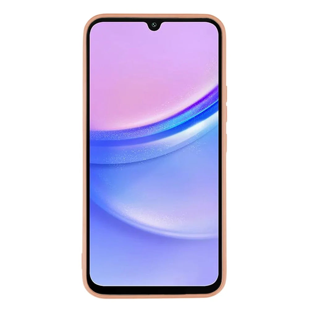 KALEBOL KLB-TPU003 For Samsung Galaxy A14 4G  /  5G Case Anti-Scratch Solid Color TPU Phone Cover - Pink - 3