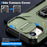 For iPhone 15 Case Camshield Kickstand TPU+PC Anti-Slip Phone Cover - Green - 2