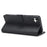 LC.IMEEKE For Samsung Galaxy A06 4G Case Calf Texture PU Leather Stand Wallet Phone Cover - Black - 4