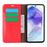For Samsung Galaxy S24 FE Case Crazy Horse Texture Split Leather Wallet Phone Cover - Red - 3