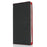 For iPhone 16 Pro Max Wallet Case Genuine Cow Leather Phone Cover Litchi Texture - Black - 6