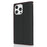 For iPhone 16 Pro Max Wallet Case Genuine Cow Leather Phone Cover Litchi Texture - Black - 7