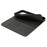 For iPhone 16 Pro Case PU Leather Calf Textured Magnetic Closing Smart Phone Cover - Black - 4